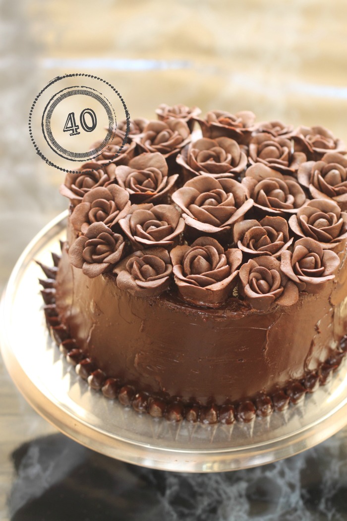 עוגת יום הולדת 40