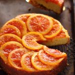 עוגת תפוזים הפוכה