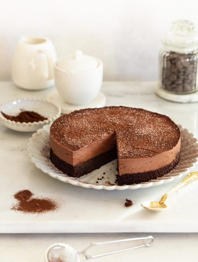 עוגת שוקולד חגיגית ללא קמח